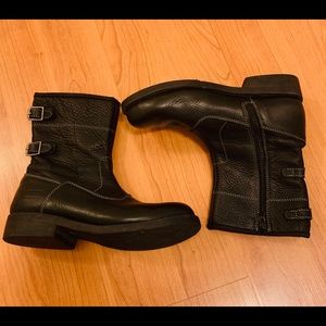 Xelement Women's Double Buckle Moto Boots sz 8.5